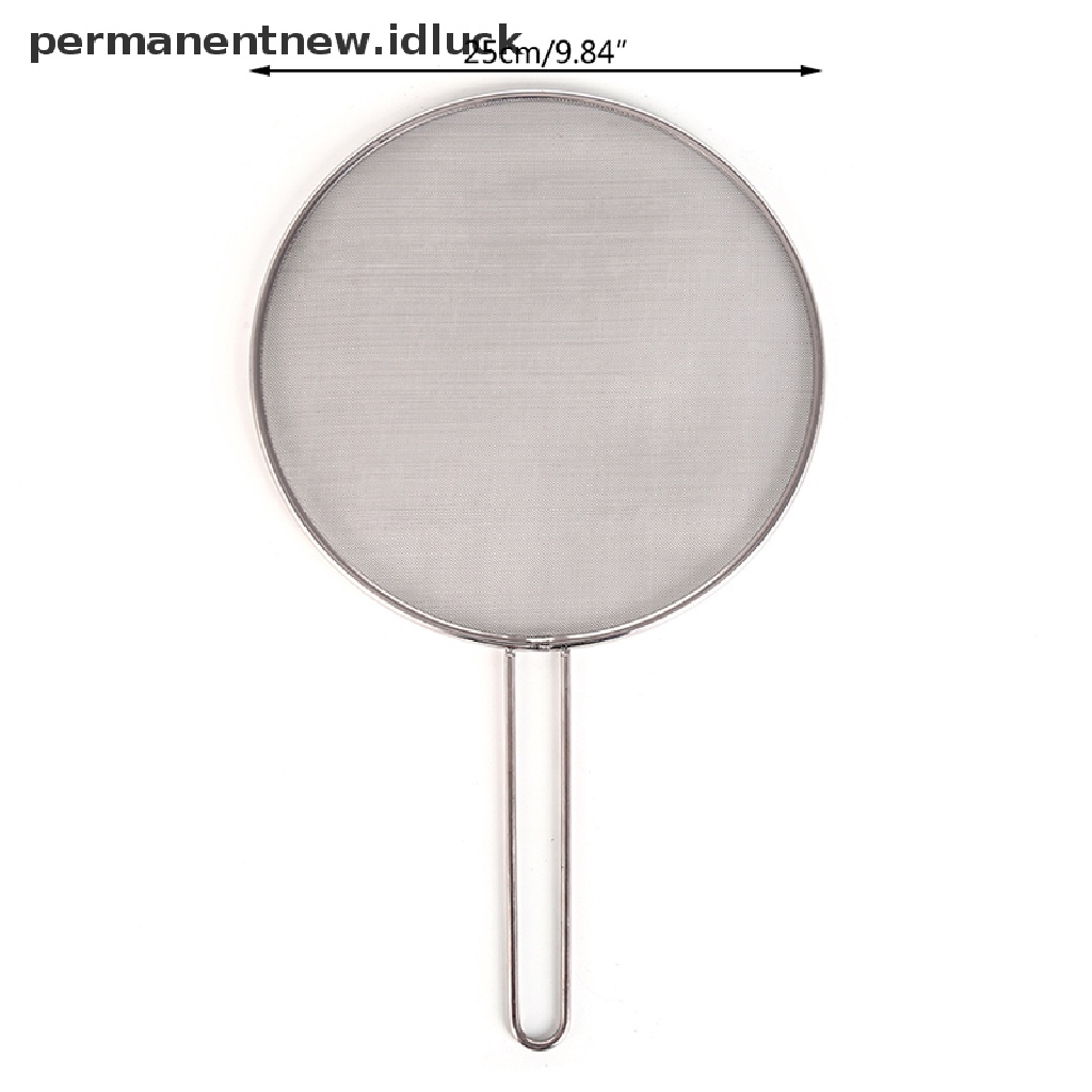 1x Tutup Panci Penggorengan Bahan stainless steel Tahan Minyak Anti Tumpah