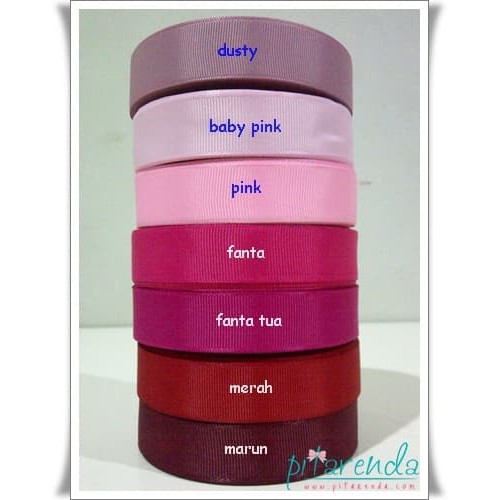 

EKSKLUSIF PGP-805 : PITA GROSGRAIN POLOS 1 INCH (2,5 CM) PER METER !