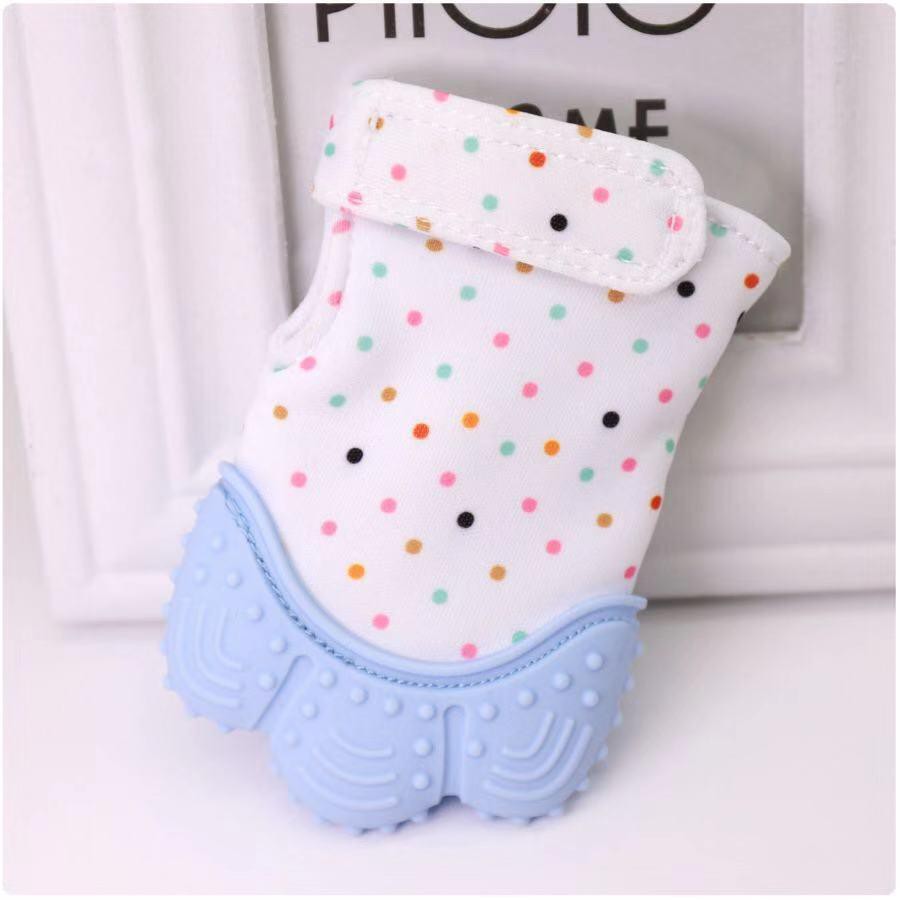 Baby Mitten Sarung Tangan Teether Glove Gigitan Bayi Silikon