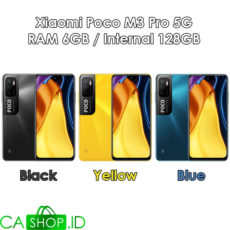 Xiaomi Poco M3 Pro 5G - 6GB 128GB (6/128) - Baru Original Garansi Resmi