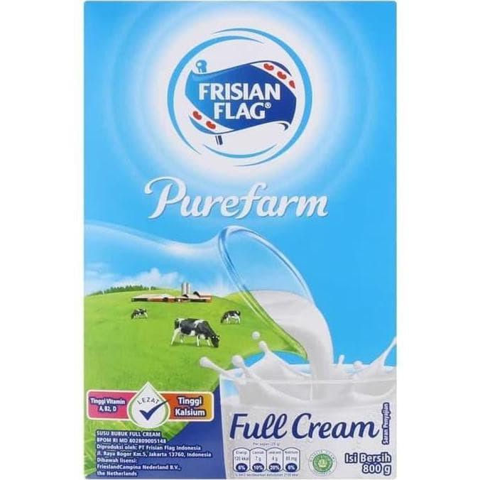

SUSU BENDERA FRISIAN FLAG FULL CREAM SUSU BUBUK 800GR