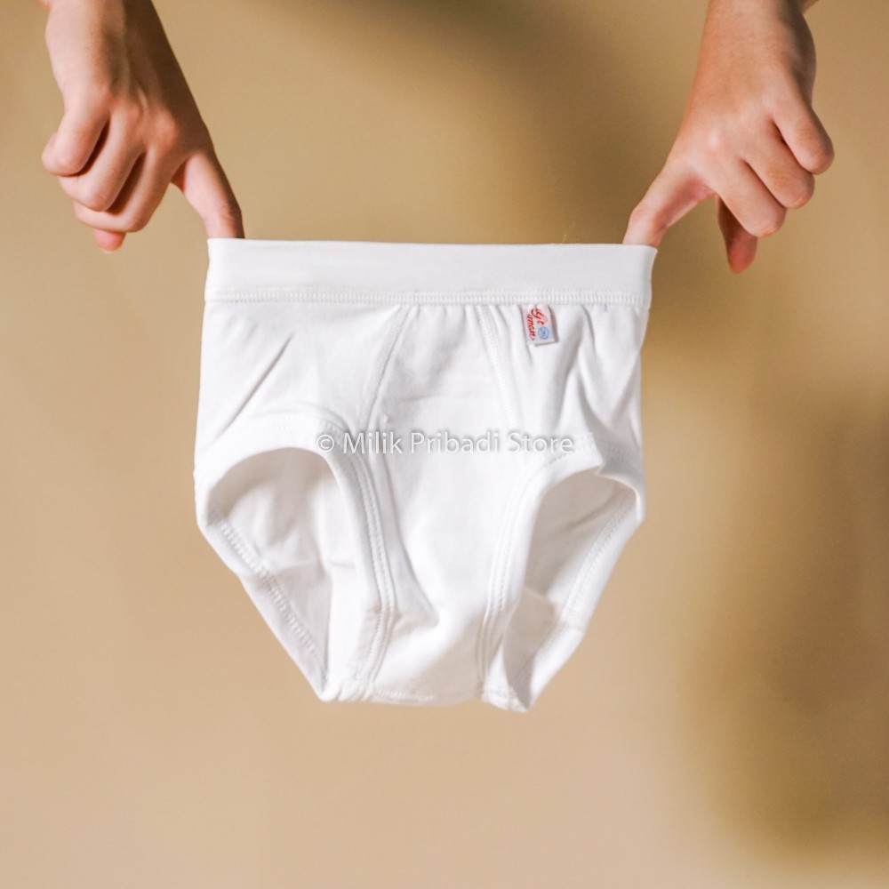 Celana Dalam anak laki-laki GTMAN KIDS GT 504 BP I ISI-1 I 100% Katun | Putih