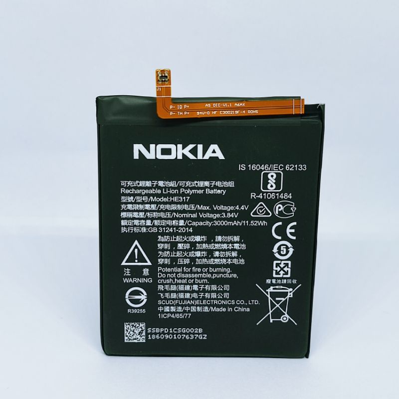 BATERAI BATRE NOKIA 6 HE317 HE 317 ORIGINAL