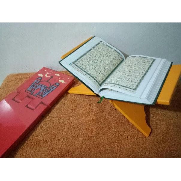 Meja Lipat kayuRekalLekarTatakanAlasNgajiTempat baca ALQURAN