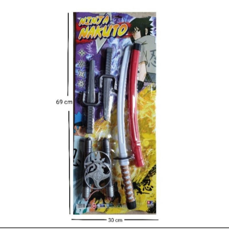Mainan Anak Cowok Pedang Pedangan Samurai Ninja Naruto IM 951