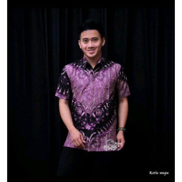 TERBARU!! KEMEJA BATIK LENGAN PENDEK, BAJU BATIK PRIA, BATIK PEKALONGAN, SIZE JUMBO