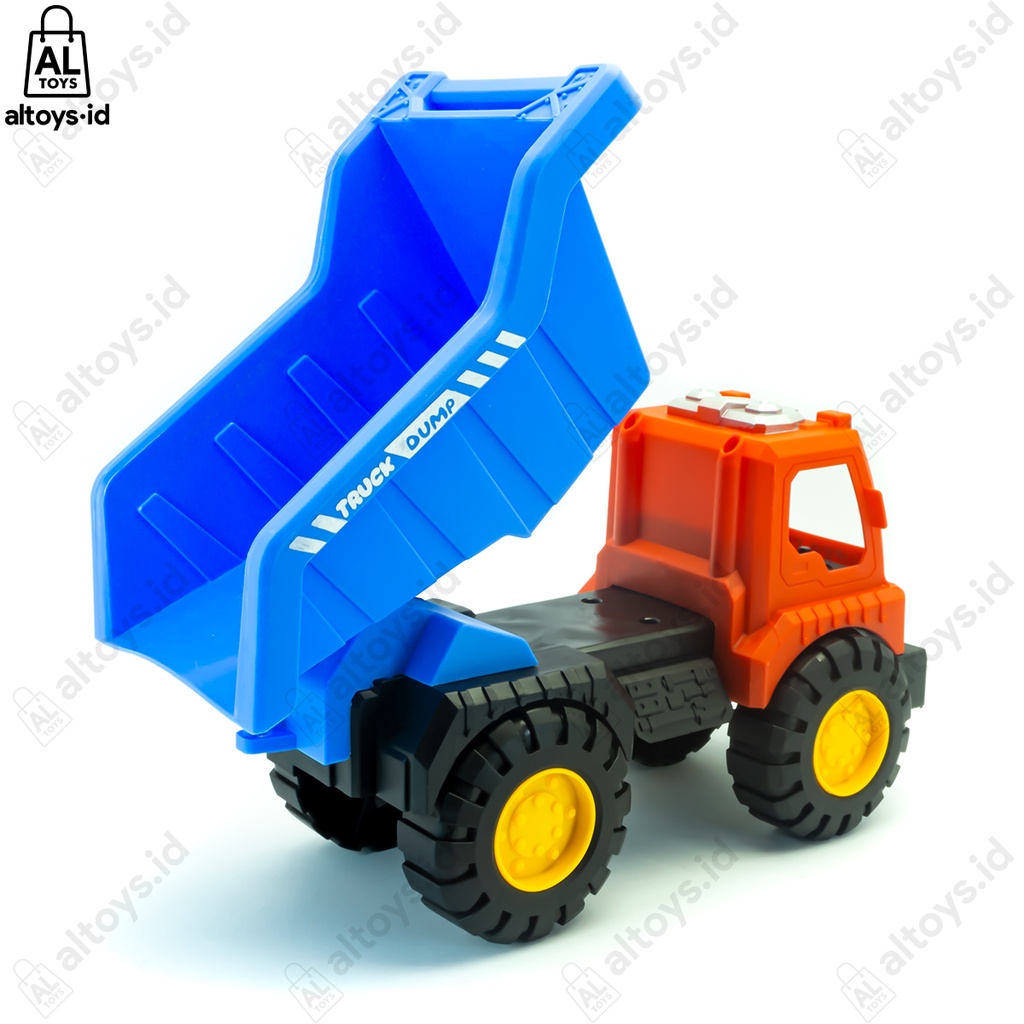 Mobil Dump Truck dan Excavator Konstruksi Set isi 2pcs Truck Series AK105