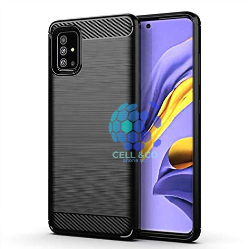 CASE CARBON SAMSUNG A51 casing hp silikon softcase case premium carbon cover