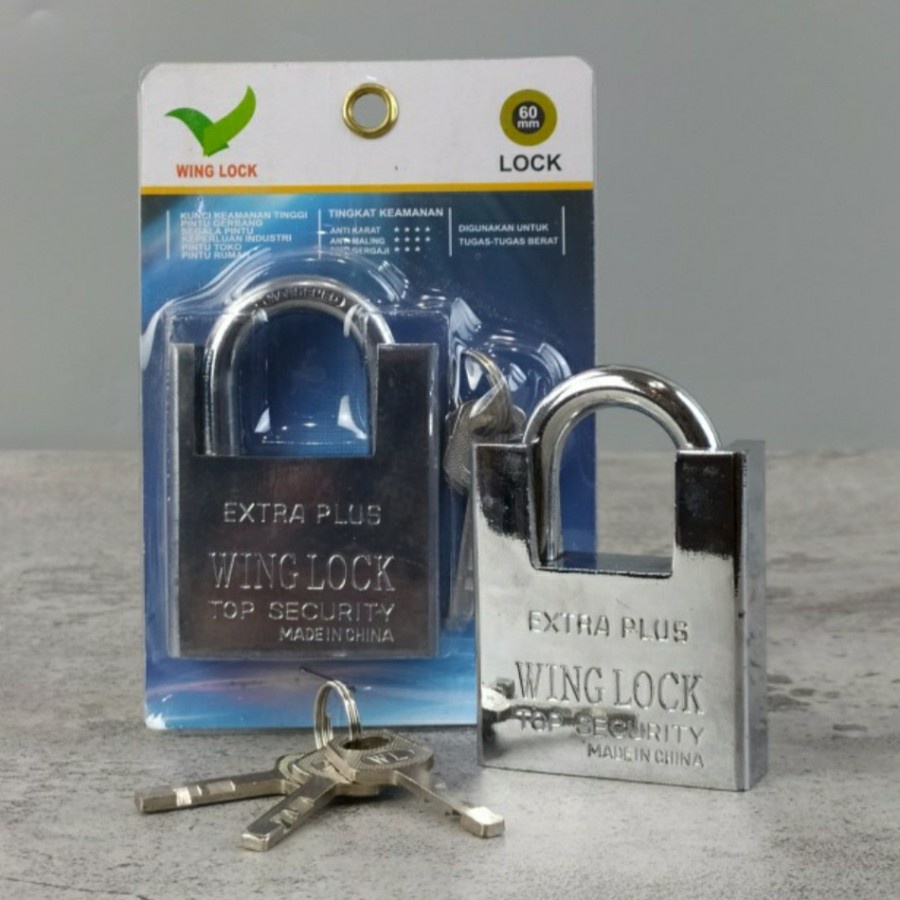 GEMBOK PAGAR ANTI MALING 60MM GEMBOK JAKET GEMBOK PINTU 60 MILI