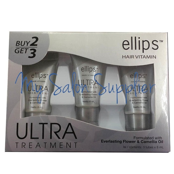 Ellips Ultra Treatment Vitamin Rambut isi 3 Tube 3x8ml