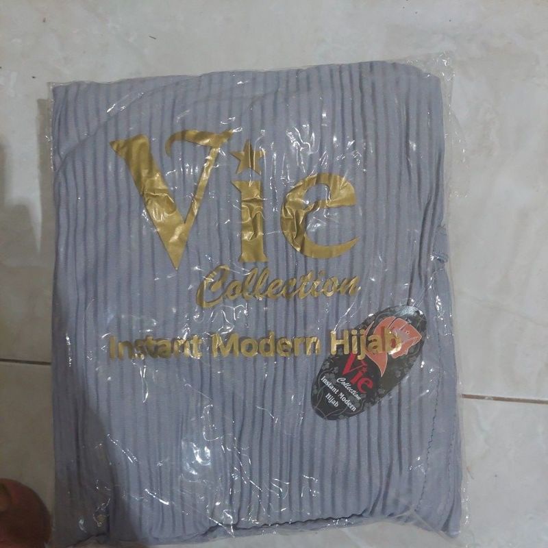HIJAB INSTAND JARSEY PLISKET MALAY SIRIA  TERLARIS TERMURAH  TERBARU-Abu