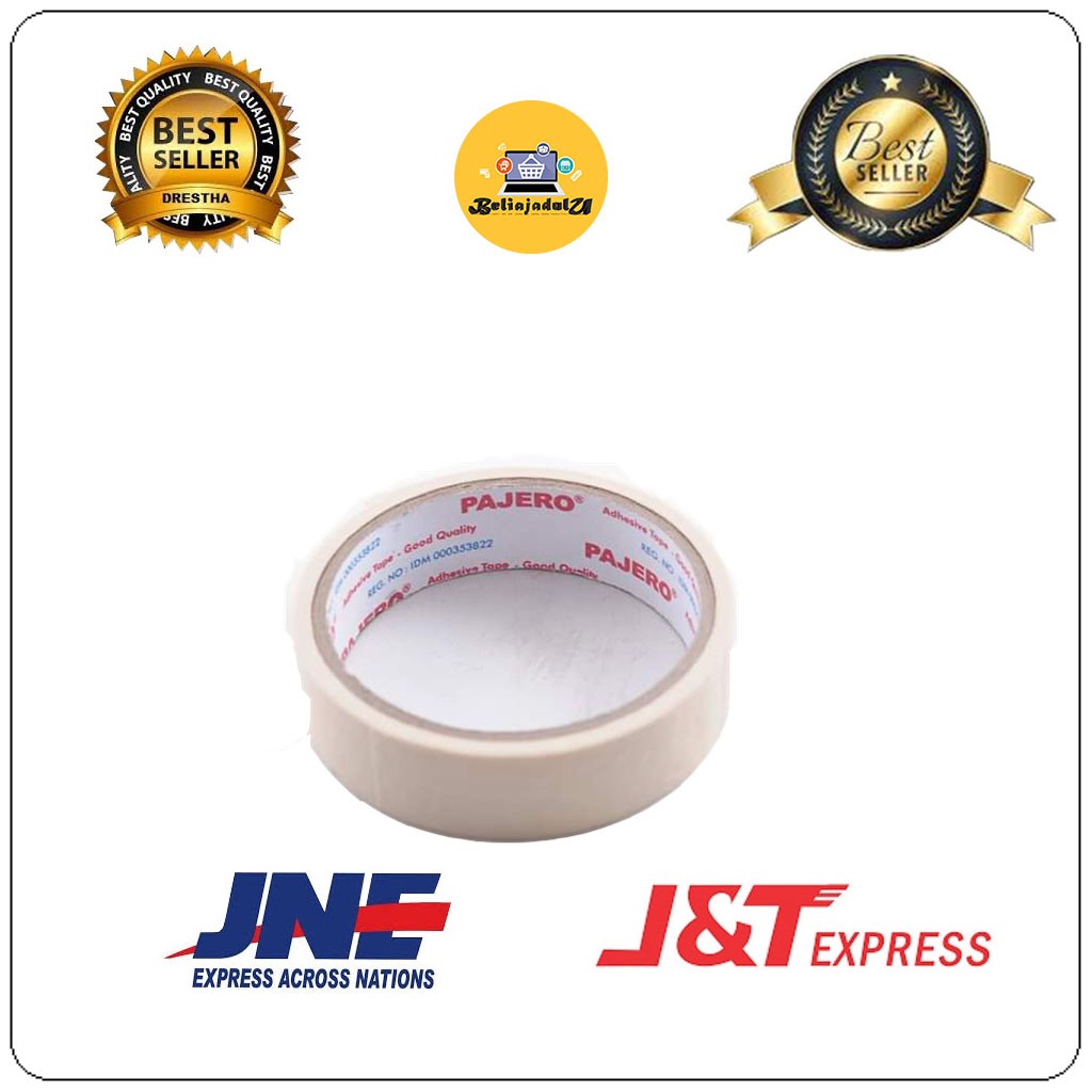 Beliajadulu88 masking tape 24 dan 48 / lakban kertas 1 INCH &amp; 2 INCH / GIANT TAPE PAJERO