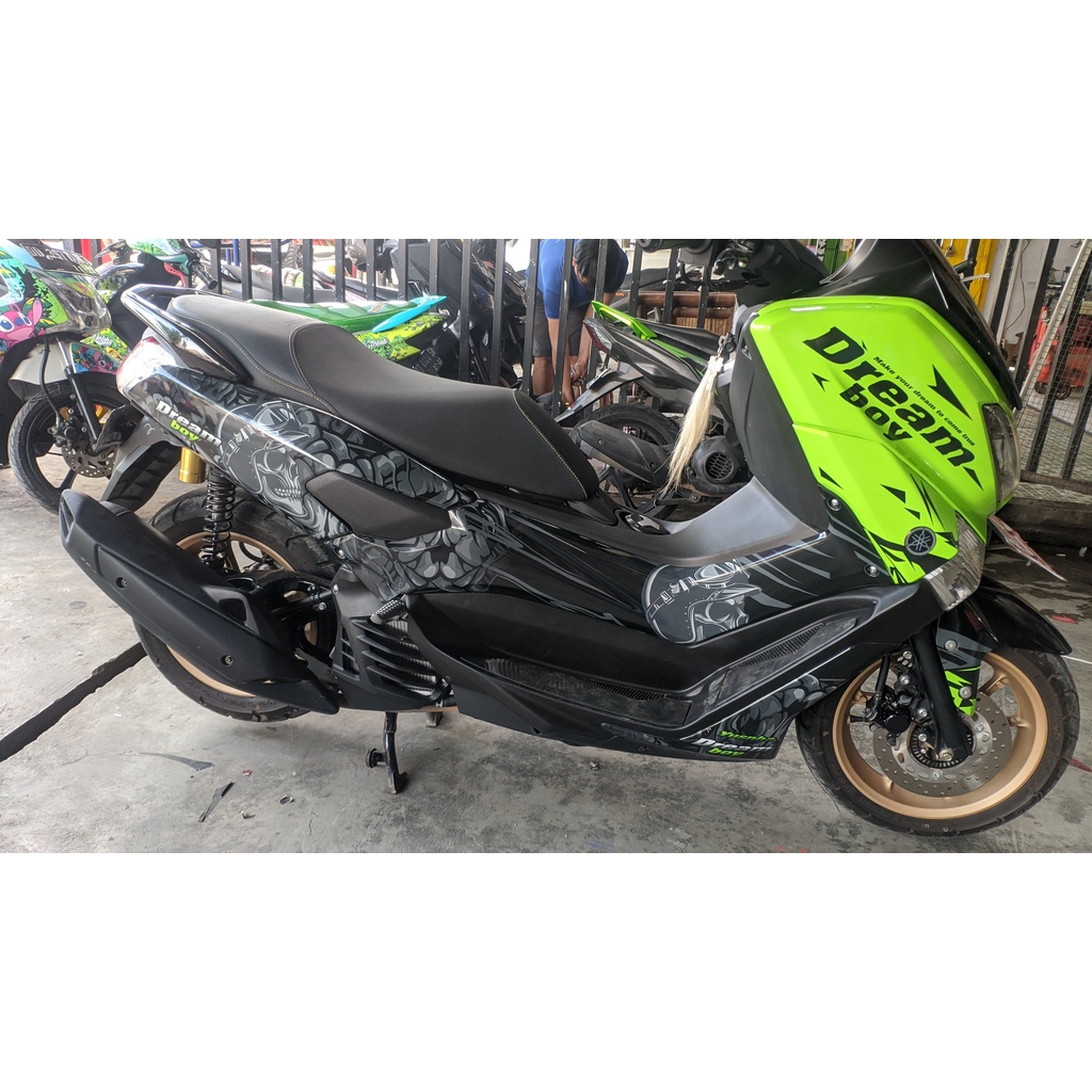 Stiker Nmax Decal Full Body Nmax Premium Green Glossy DNKZ