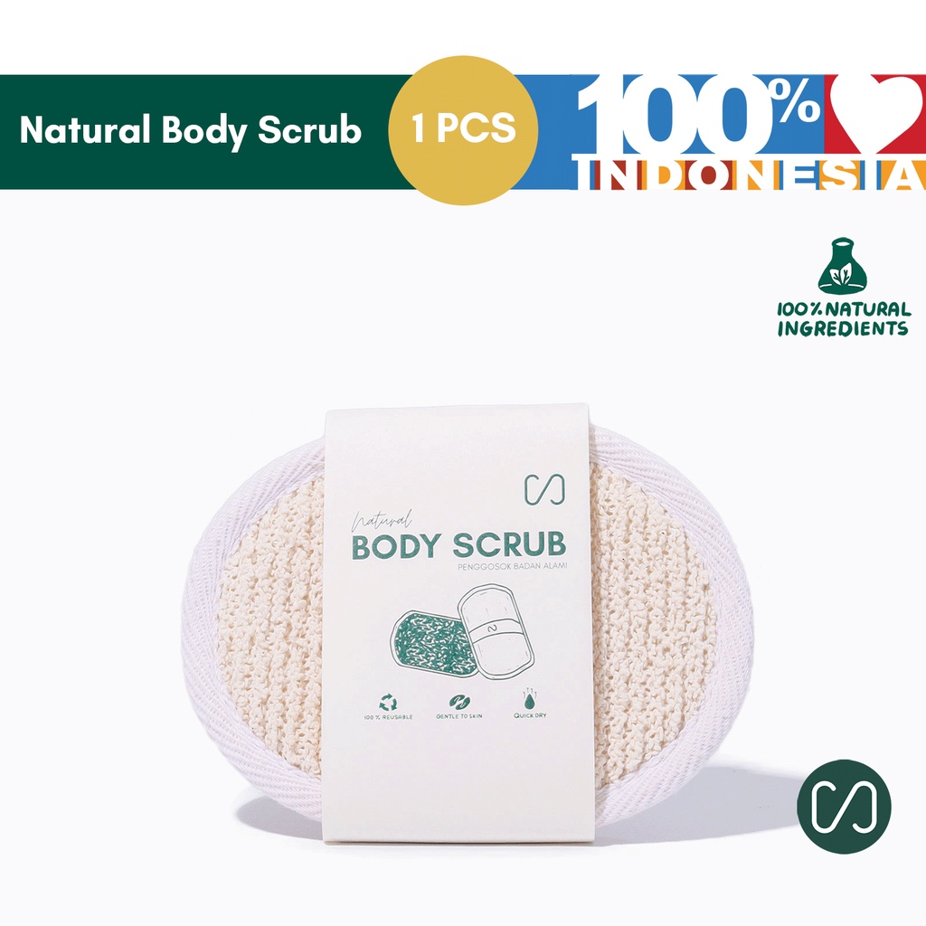 Spons penggosok tubuh berbahan kain jaring, lembut dan menghasilkan busa melimpah untuk mandi, 9x12 