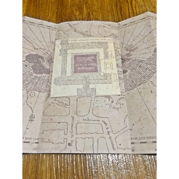 Mainan Peta Perompak Marauder’s Map