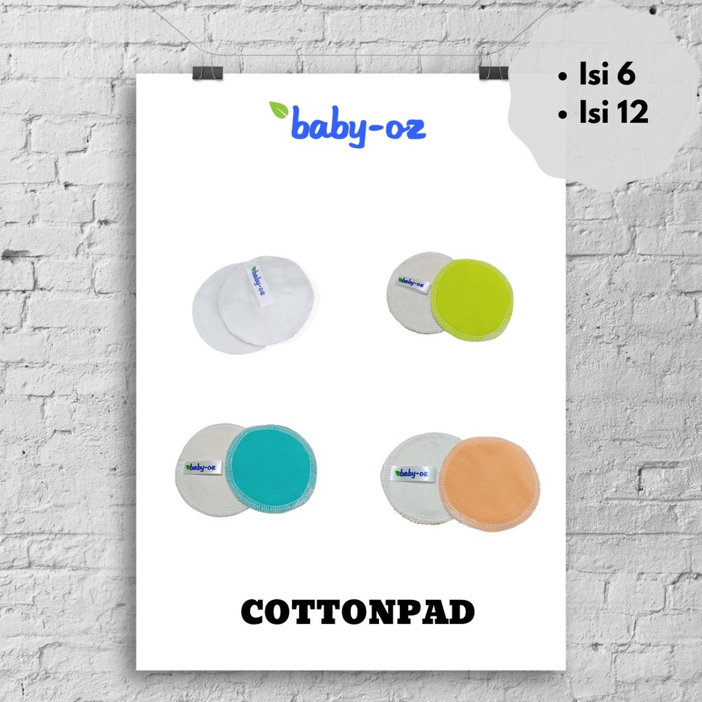 Reusable Cotton Pad Baby Oz - Kapas Make Up - Kapas Wajah Cuci Ulang