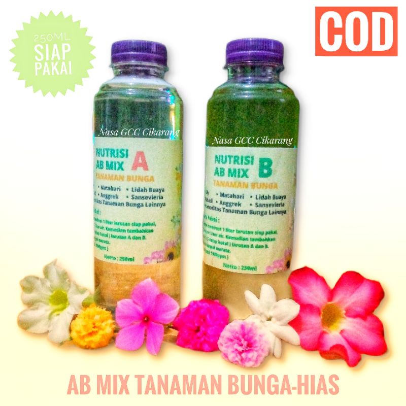 AB MIX SIAP PAKAI 250ML PUPUK AB MIX SAYURAN DAUN HIDROPONIK PRAKTIS