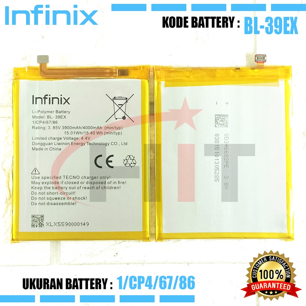 Baterai Battery Infinix Hot 5 X559 Kode BL-39EX