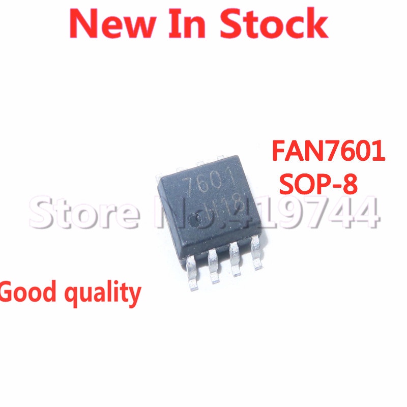 5pcs IC SMD FAN7601MX 7601 SOP-8 Untuk power chip LCD