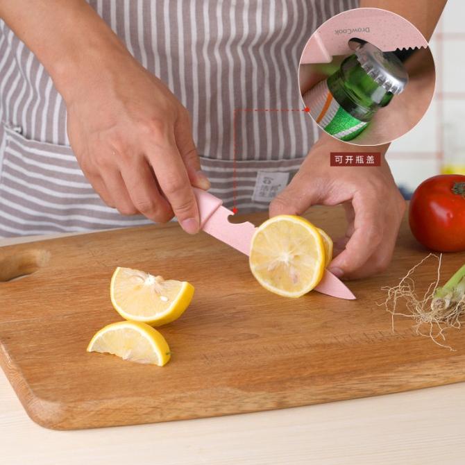 

Pisau Set Dapur Stainless steel dan Holder Warna Pastel Stok Baru