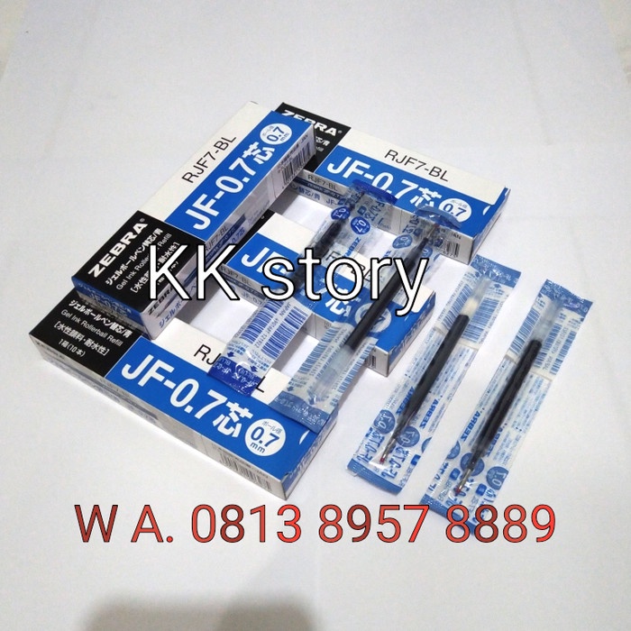 

Terlaris Isi Pen Sarasa / Refill Sarasa / Refill Zebra Jf 0.7 - Biru Gilaa!!!