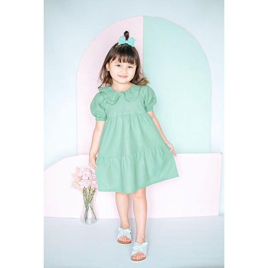 restock!!! Dress girls linen 1-5 th