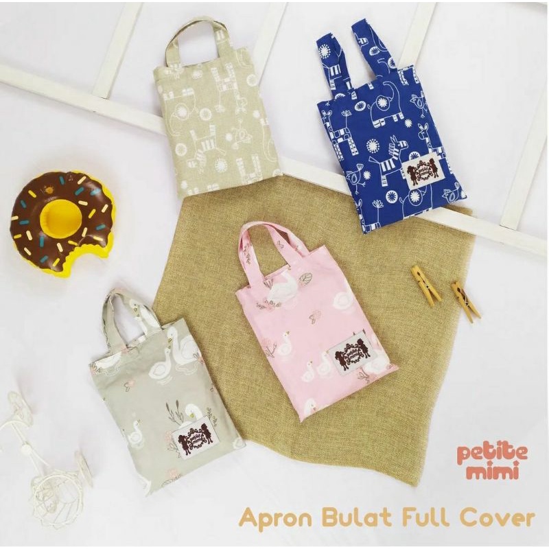 PETITE MIMI Apron Bulat Full Cover Celemek Menyusui Nursing Apron Breastfeeding Cover Penutup Menyusui