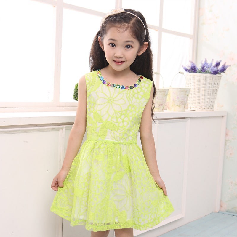 Promo !! Dress anak perempuan Dress white rose brukat cute import uk 3-6th