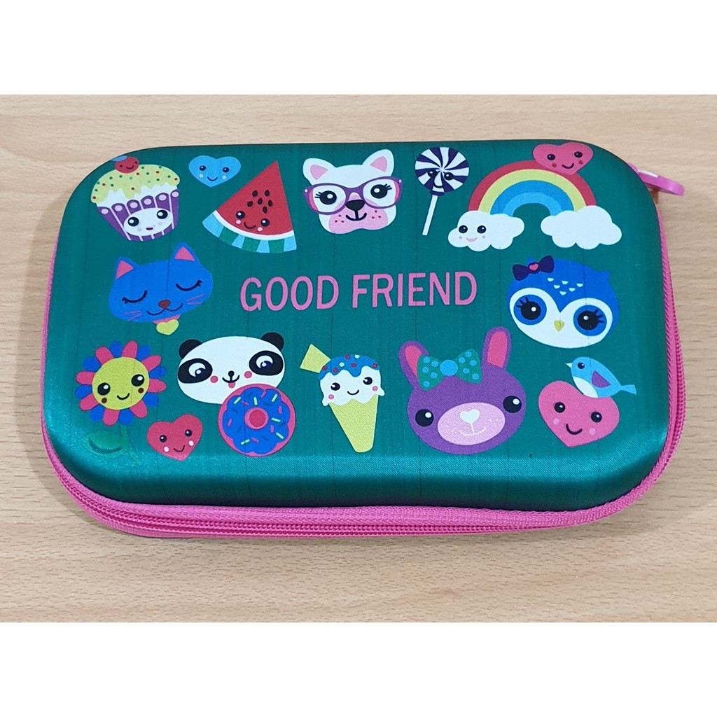 Kotak Pensil Hardcase Hardtop Anak Cewek High Quality