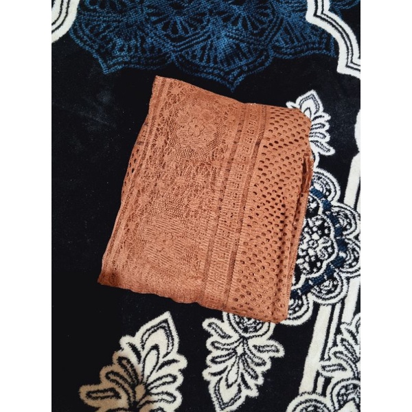OUTER BROKAT KERUT// KARDIGAN BRUKAT // ATASAN BRUKAT KERUT // KARDIGAN OVERSIZE-Crop Moccachino