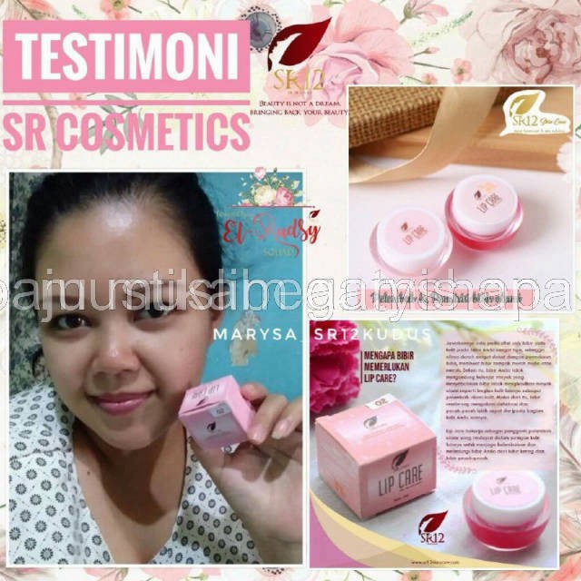 LIP CARE SR12 PELEMBAB BIBIR / LIP BALM / PENCERAH WARNA BIBIR AMAN BPOM