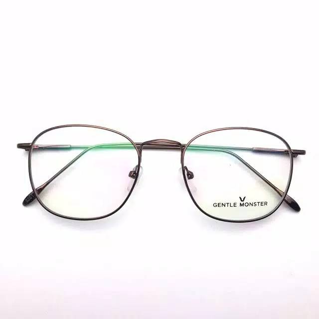 Frame kacamata besi Kotak Trendy 8261 Paket Frame + Lensa | kacamata minus | antiradiasi Termurah