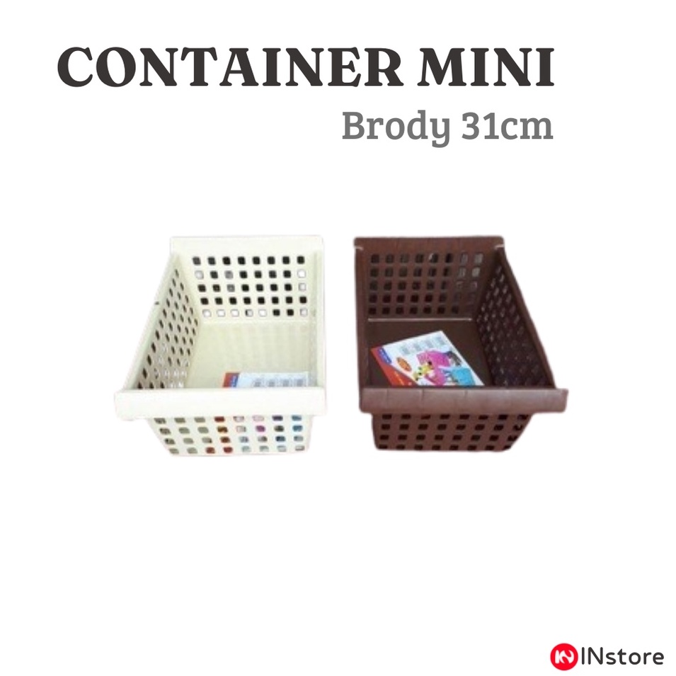 Keranjang Serbaguna Panjang 31cm / Container Mini Brody