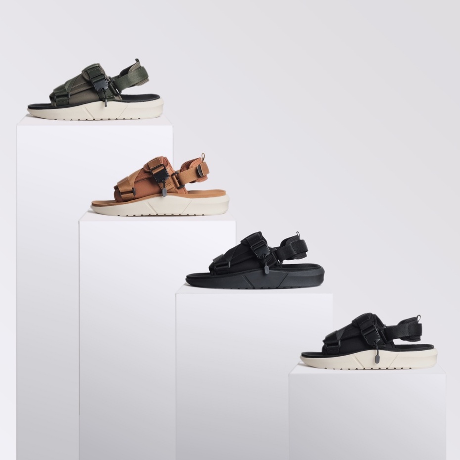 Introvert Full Black | Sandal Gunung Urban Original Santai Kasual Pria Sendal Footwear New Ori | FORIND x Reyl