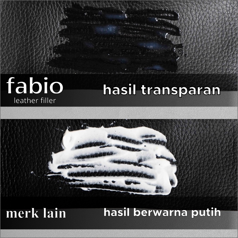 Fabio - Dempul Kulit Leather Filler ke kulit sepatu tas sofa jok mobil