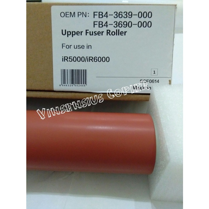 

Limited Upper Fuser Roller Canon Ir5000/6000 Fb4-3639-000 ( Premium )