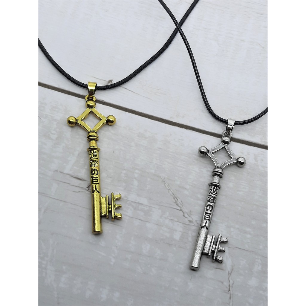Eren's Necklace AOT SNK || Attack On Titan || Kalung || Kalung Anime || Kalung Otakku || Cosplay