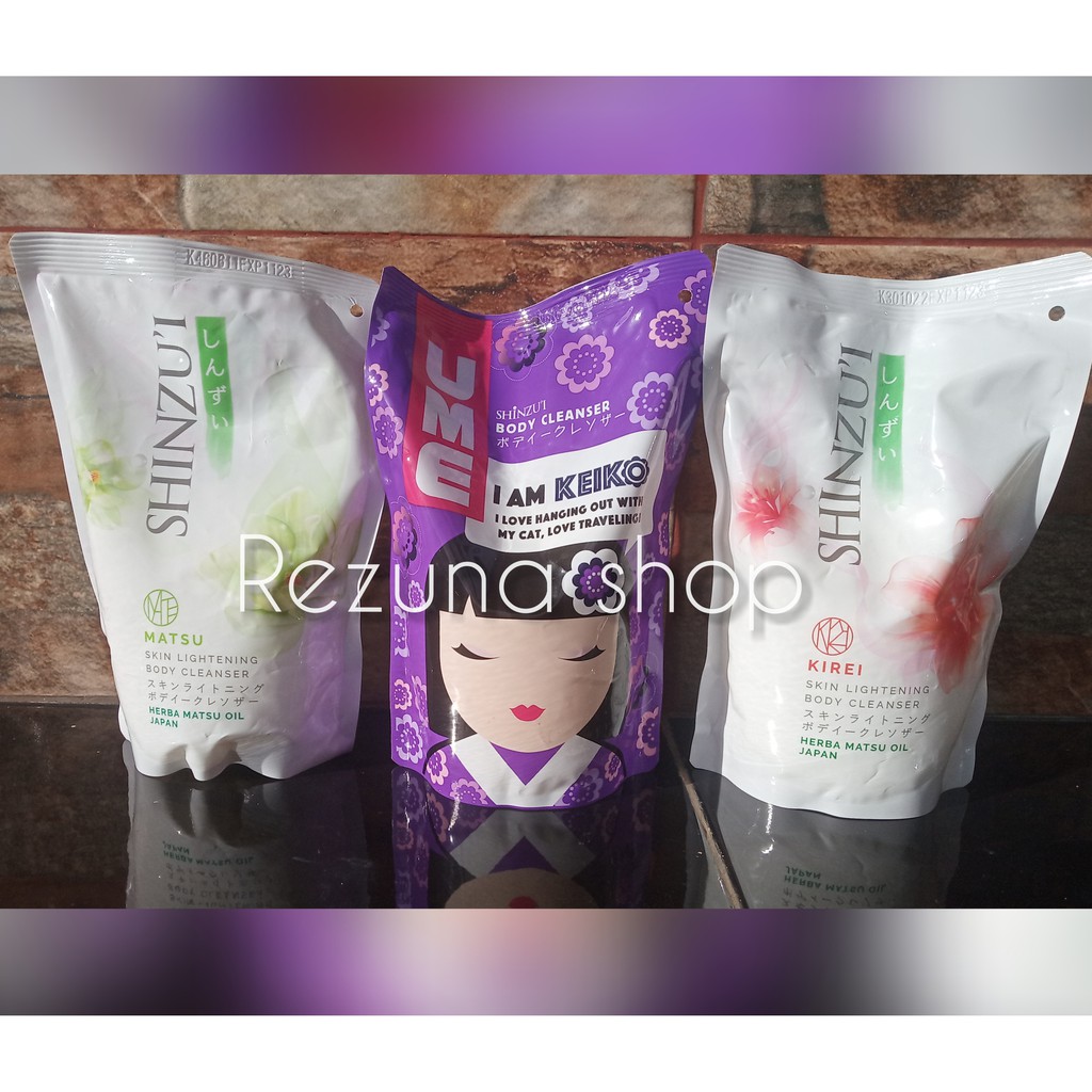 

SHINZU'I Skin Lightening Body Cleanser Matsu & kirei Refill 420ml shinzui ume 420ml