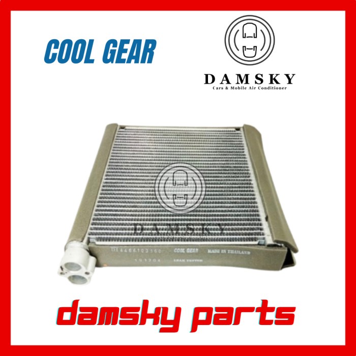 Cooling Coil Evaporator AC Mobil Honda Jazz RS / City Denso Coolgear