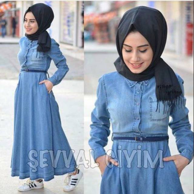 damai fashion jakarta - baju muslin wanita MAXI SEVAL 2