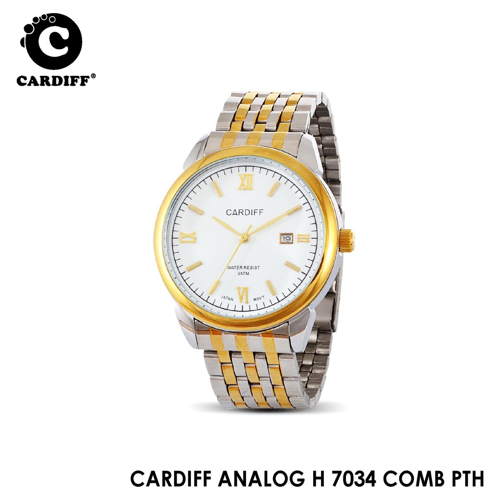 Cardiff Analog H 7034 Jam Tangan Kasual & Couple