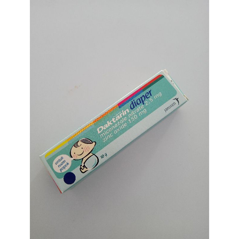 DAKTARIN diaper cream 10g - Melindungi dan Merawat kulit sensitif bayi dari ruam popok