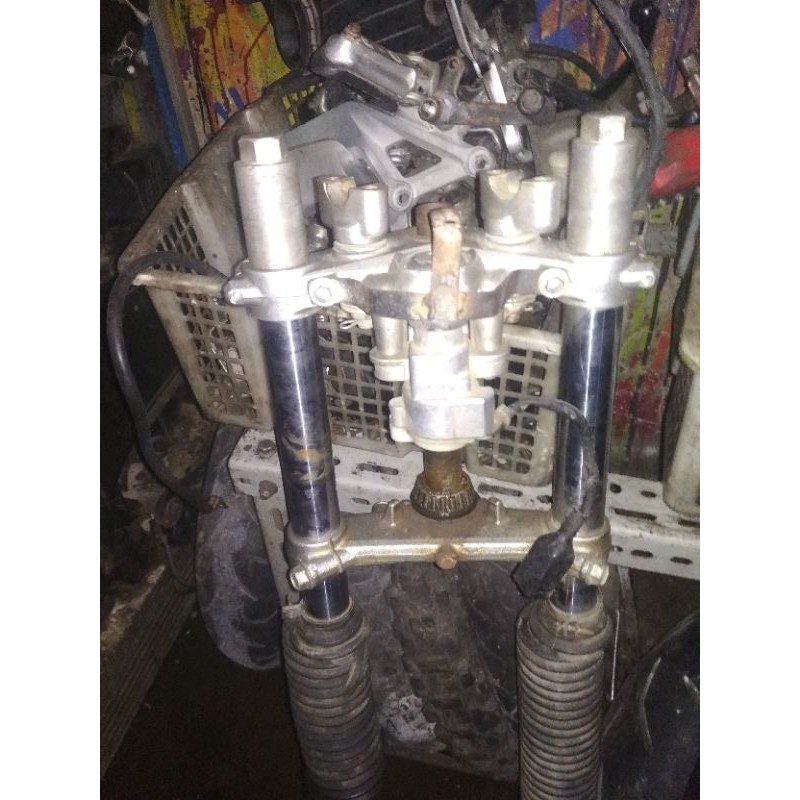 shock depan atau tele klx  ori