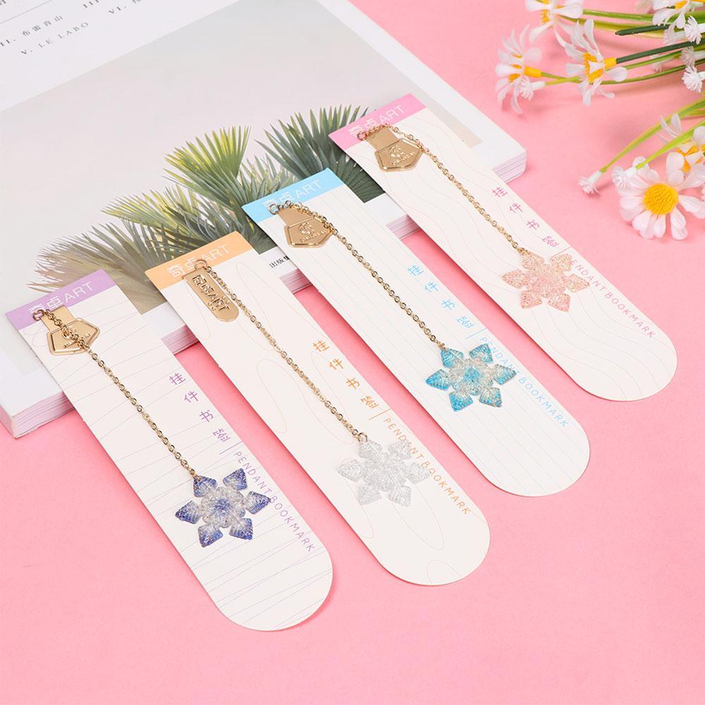 PINEAPPLE Binder Nanas Bookmark Hadiah Guru Siswa Alat Tulis Bunga Cherry Snowflake Leafs Clip Holder