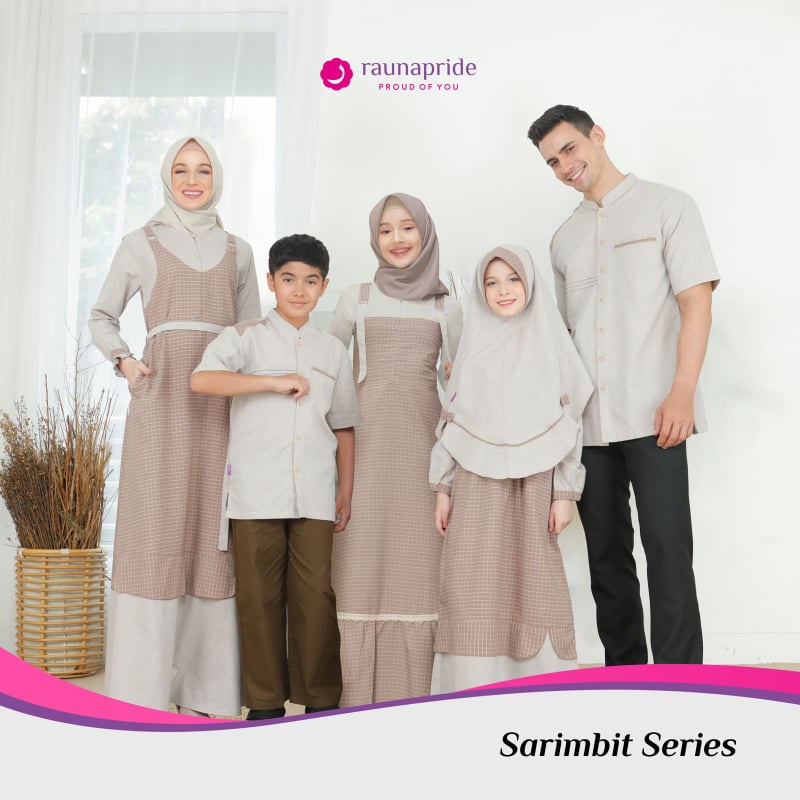 Busana Sarimbit Keluarga / Rauna SR - 330 / Fashion Muslim