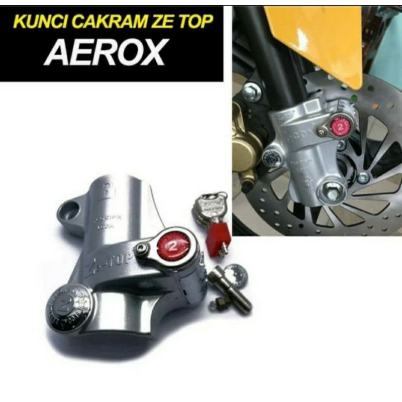 Gembok cakram aerox 155 Zetop