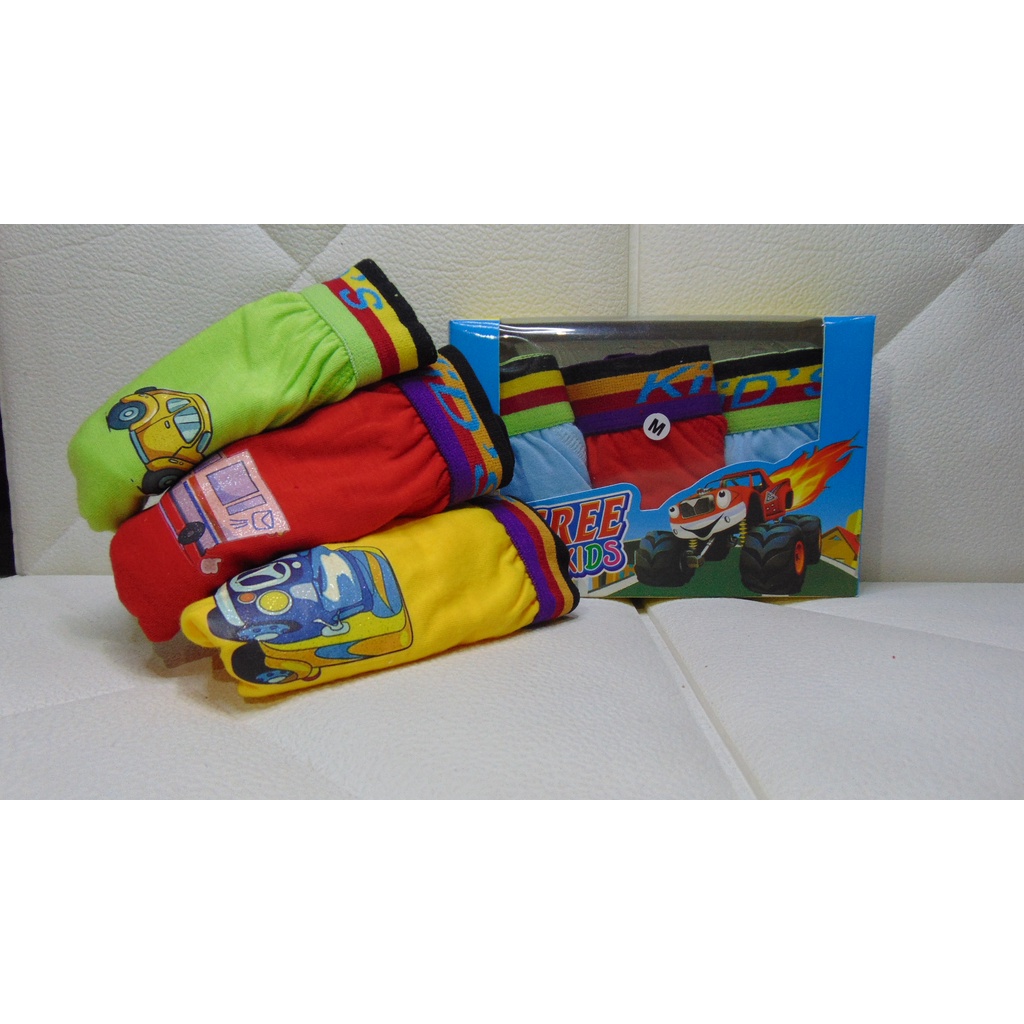 SS - 3Pcs CD Anak Cowok Agree Kids AG-207 / Celana Dalam Anak Laki laki Halus Berkwalitas