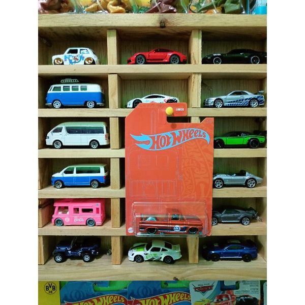 hotwheels custom 62 chevy pickup seri 53th red & blue