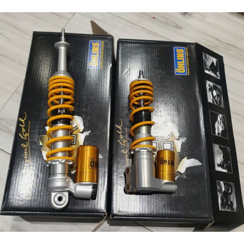 Shock tabung ohlins depan belakang vespa sprint iget primavera lx s lxv