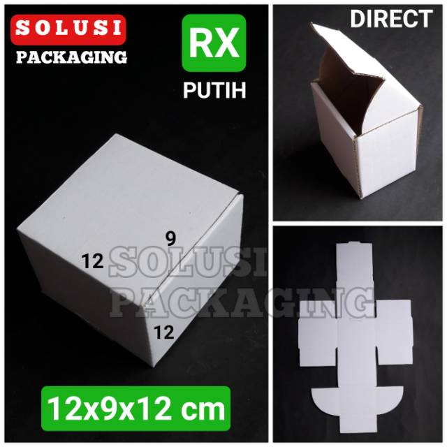 

10 pcs KARDUS PUTIH RX 12X9X12 | KARDUS PACKING KARDUS POLOS KARDUS SEPATU KOTAK AKSESORIS DOS BOX